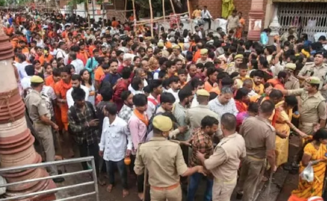 Two dead, 32 injured in temple stampede in UP's Barabanki